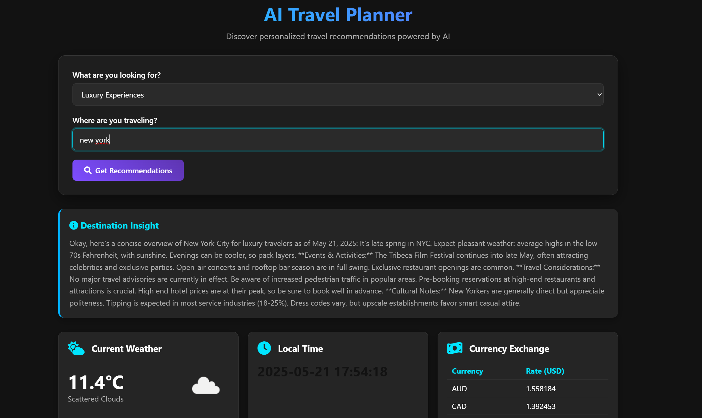 Travel Planner